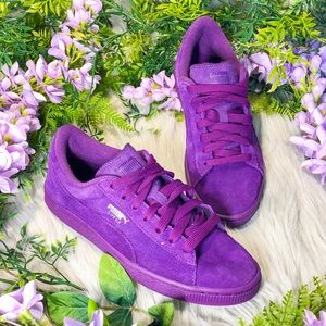 Purple PUMA Suede shoes